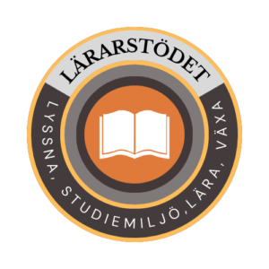 Lärarstödet logotype lyssna, studiemiljö, lära, växa